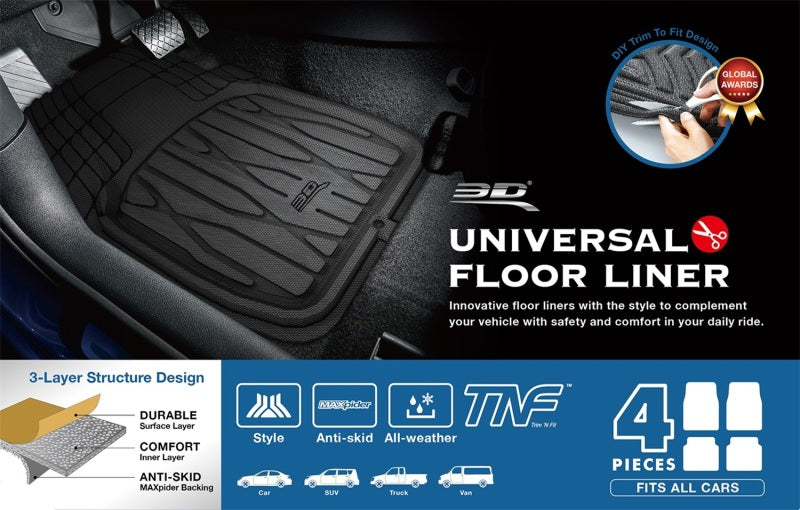 Floor Mats - Rubber ACE2099L-09-FR4 3D MAXpider