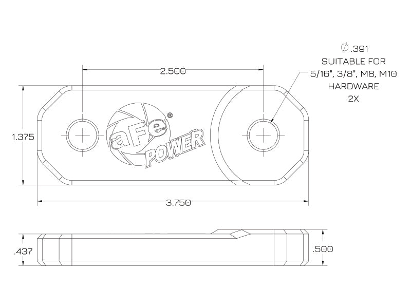 Exhaust Hardware AFE79-91001 aFe