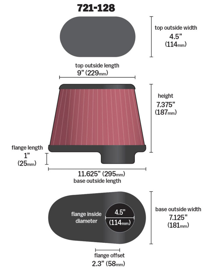 Air Intake Components AIR721-128 Airaid