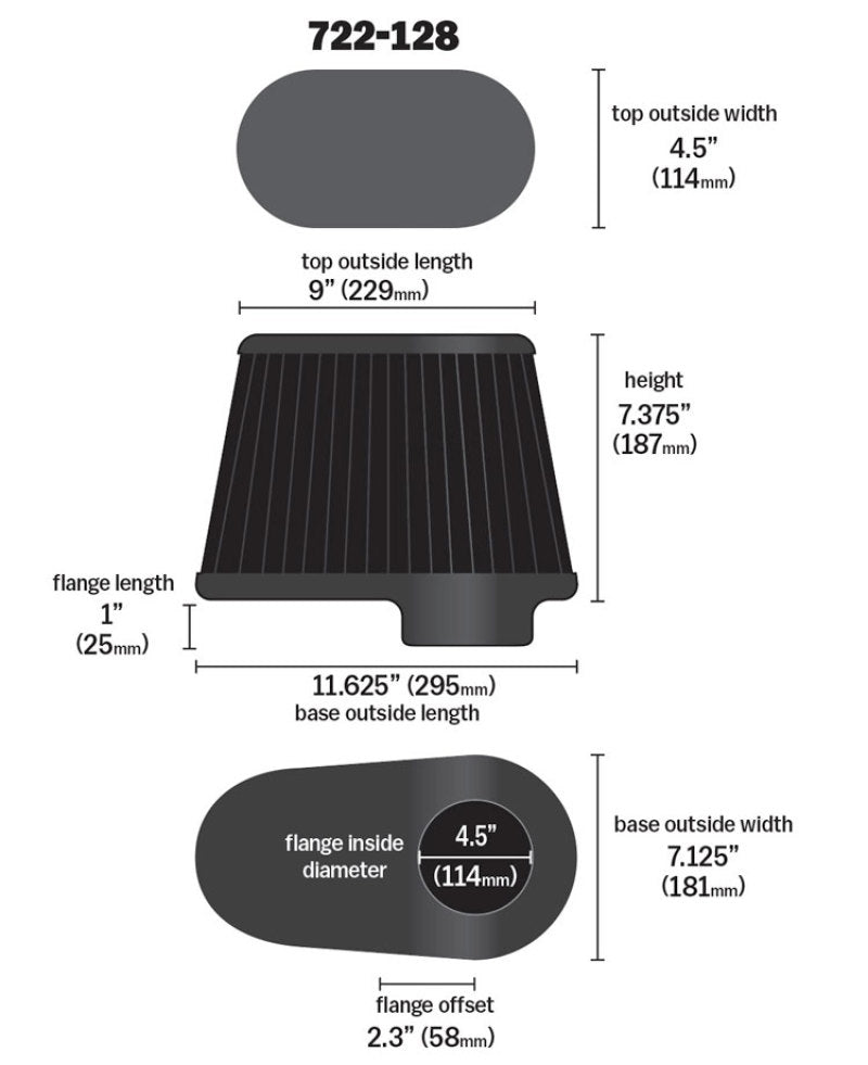 Air Intake Components AIR722-128 Airaid