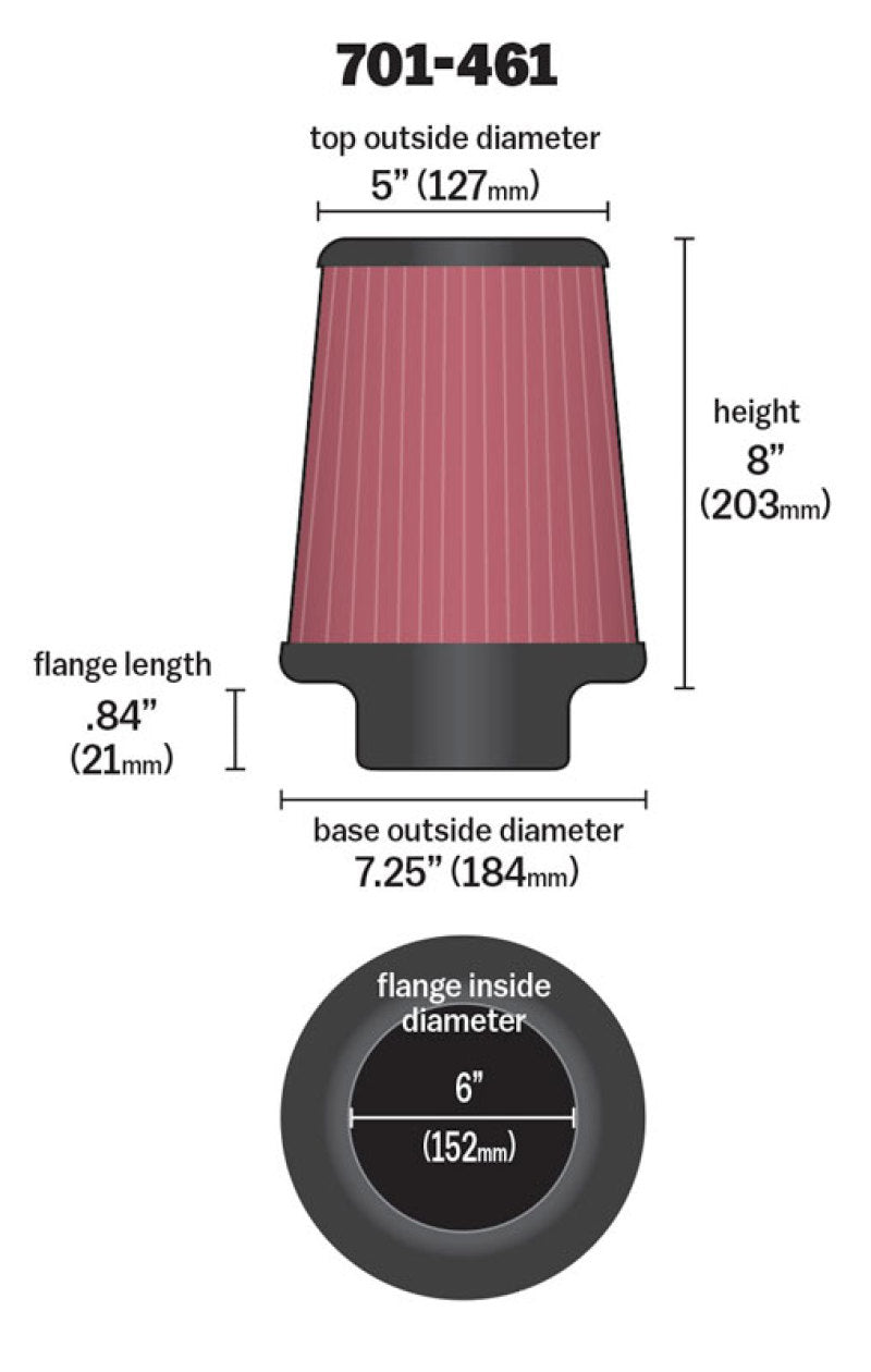 Air Intake Components AIR701-461 Airaid