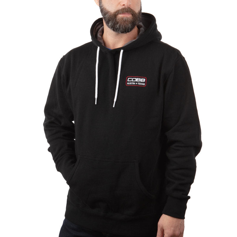 Shirts COBBCO-LINERHOODIE-BLK-S COBB