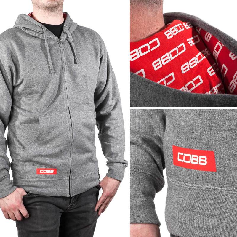 Shirts COBBCO-LINERHOODIE-GRY-M COBB