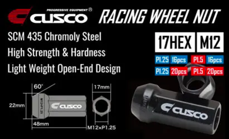 Lug Nuts CUS00B 738 1516B Cusco