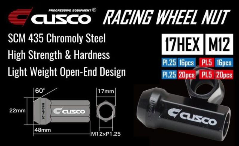 Lug Nuts CUS00B 738 1520B Cusco