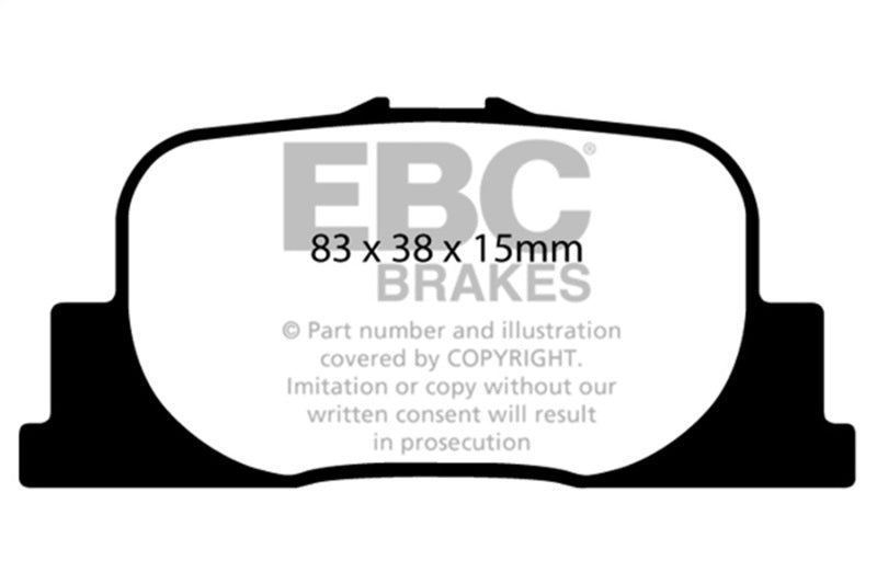Brake Pads - OE EBCUD835 EBC