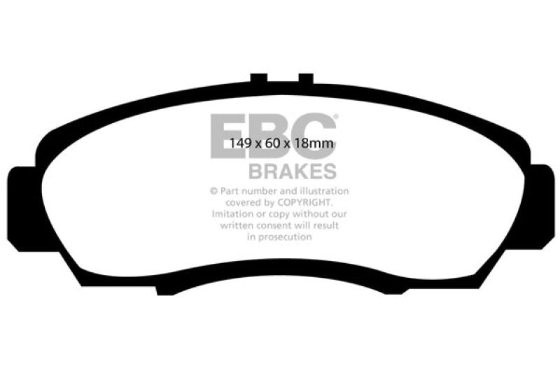 Brake Pads - OE EBCUD787 EBC