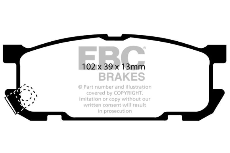 Brake Pads - OE EBCUD891 EBC
