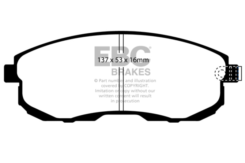 Brake Pads - OE EBCUD815 EBC