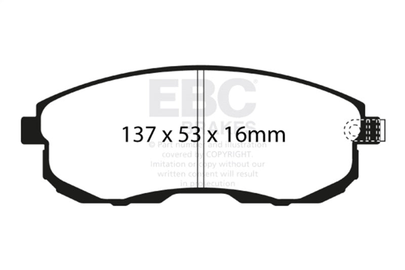 Brake Pads - OE EBCUD815 EBC