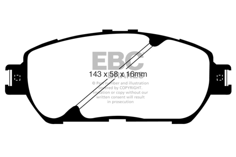 Brake Pads - OE EBCUD906 EBC