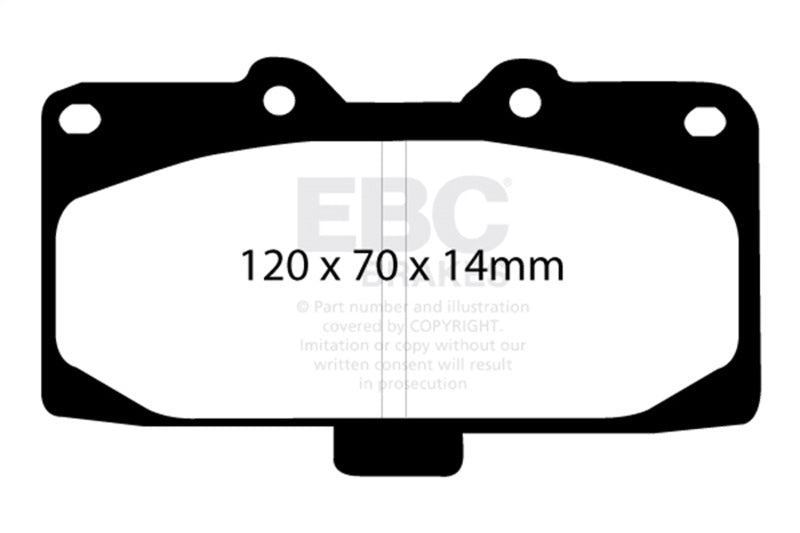 Brake Pads - OE EBCUD847 EBC