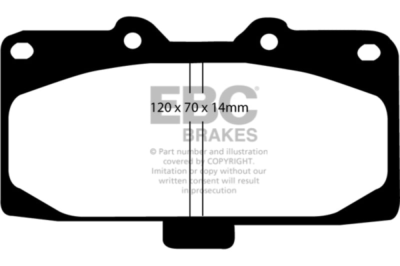 Brake Pads - OE EBCUD847 EBC