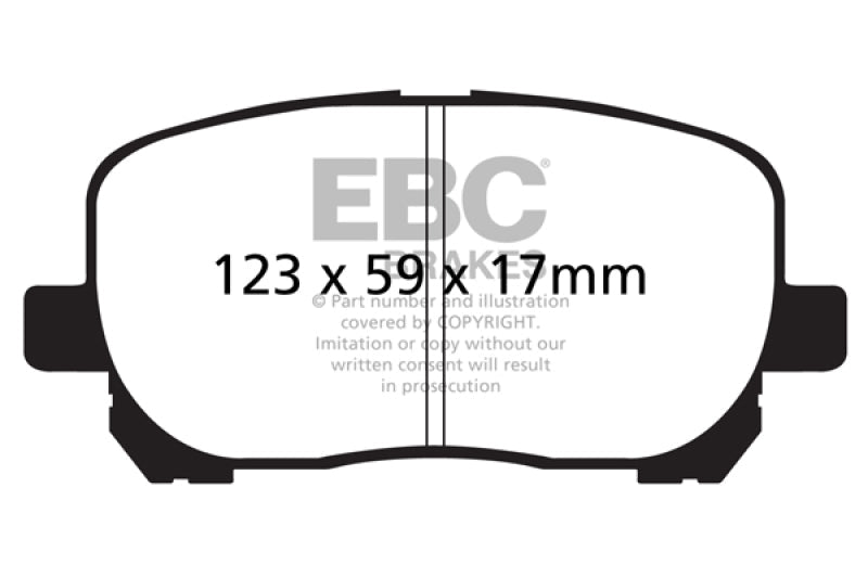 Brake Pads - OE EBCUD923 EBC