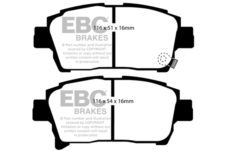Brake Pads - OE EBCUD990 EBC