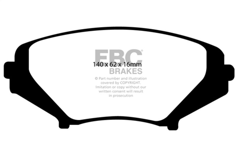 Brake Pads - Performance EBCDP21665 EBC