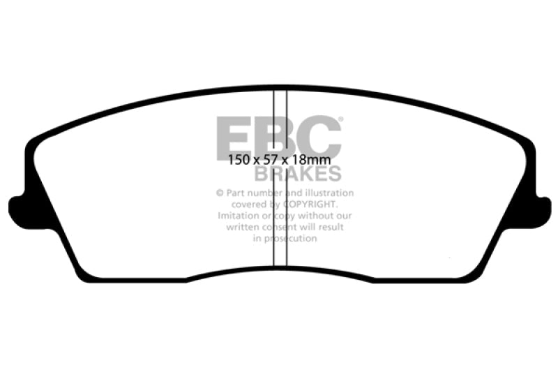 Brake Pads - OE EBCUD1056 EBC