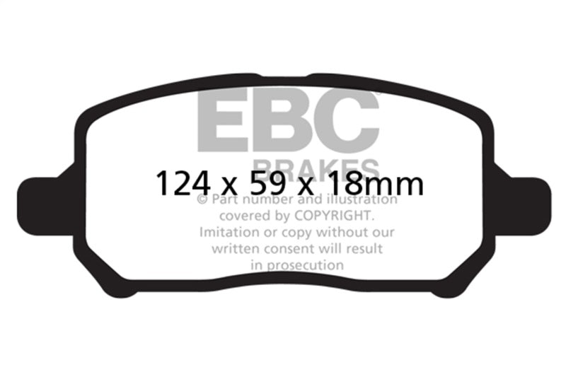 Brake Pads - Performance EBCDP21660 EBC