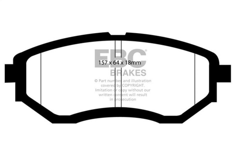 Brake Pads - OE EBCUD1078 EBC