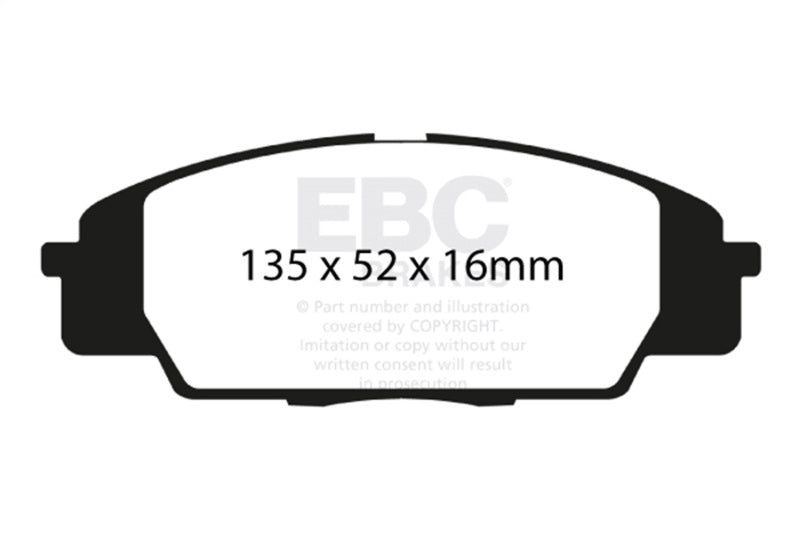 Brake Pads - OE EBCUD829 EBC