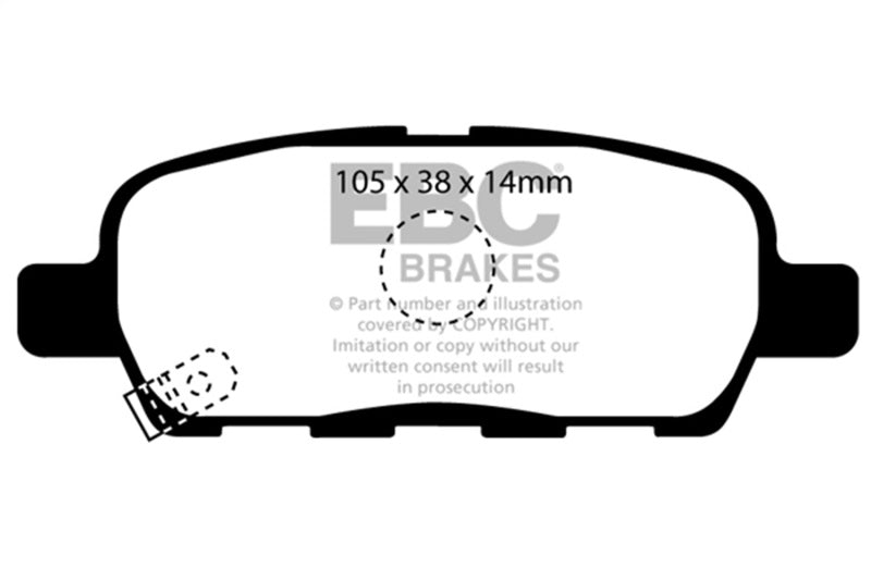 Brake Pads - Performance EBCDP21955 EBC