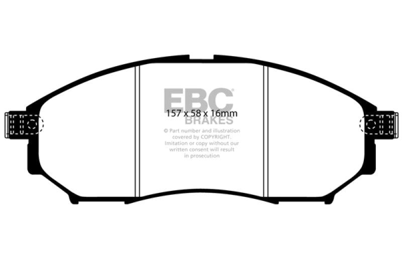 Brake Pads - OE EBCUD888 EBC