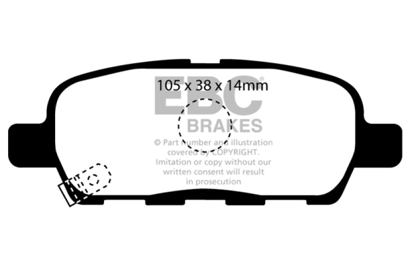 Brake Pads - OE EBCUD1288 EBC