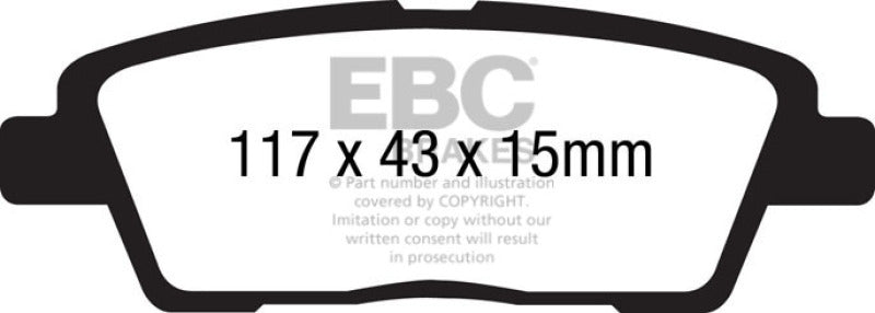 Brake Pads - Performance EBCDP31881C EBC