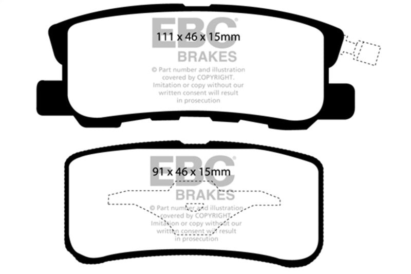 Brake Pads - OE EBCUD868 EBC