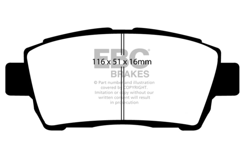 Brake Pads - OE EBCUD822 EBC