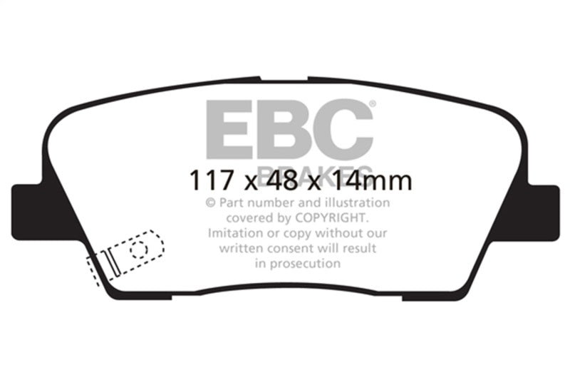 Brake Pads - Performance EBCDP21806 EBC