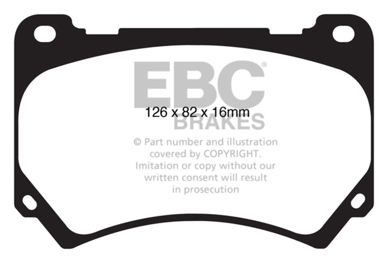Brake Pads - OE EBCUD1396 EBC