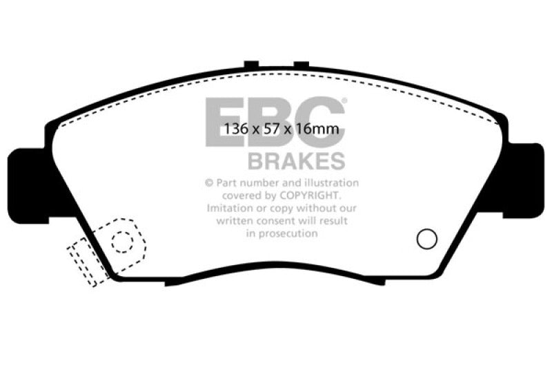 Brake Pads - Performance EBCDP3891C EBC