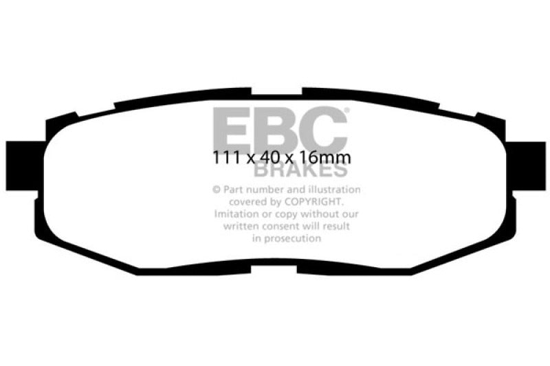 Brake Pads - Performance EBCDP21758 EBC