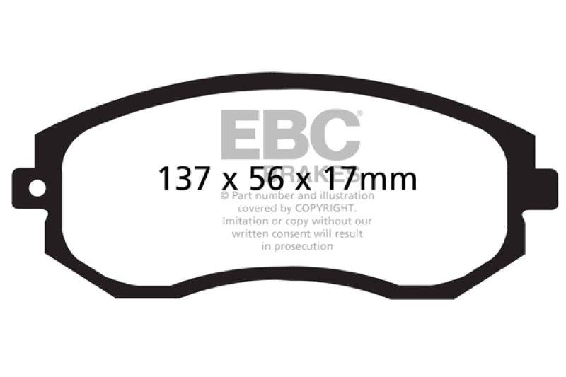 Brake Pads - OE EBCUD1539 EBC