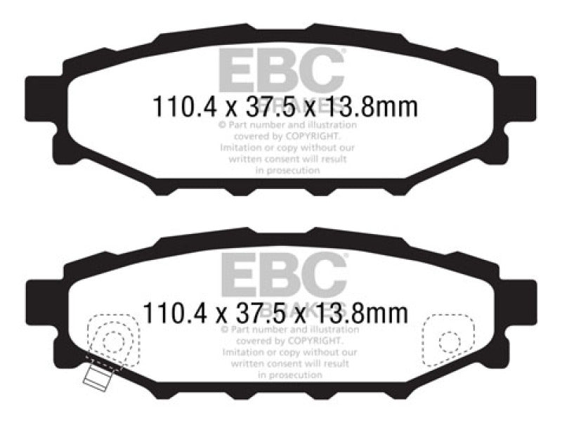 Brake Pads - Performance EBCDP31584C EBC