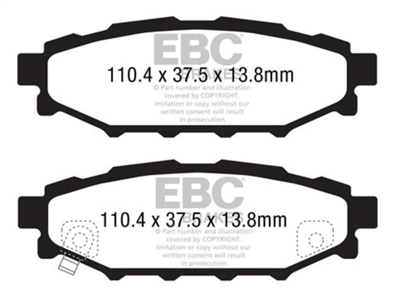 Brake Pads - Performance EBCDP31584C EBC