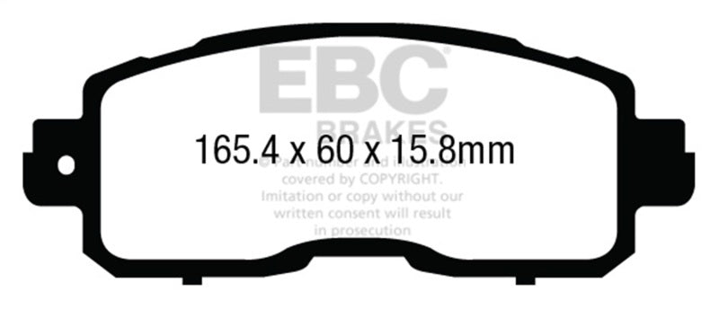 Brake Pads - OE EBCUD1650 EBC