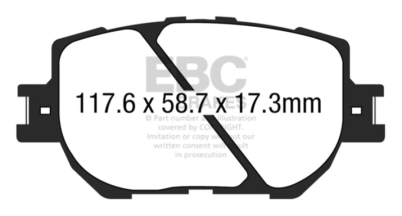 Brake Pads - OE EBCUD1733 EBC