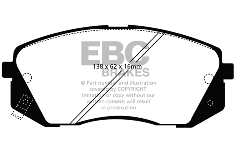 Brake Pads - Performance EBCDP21809 EBC