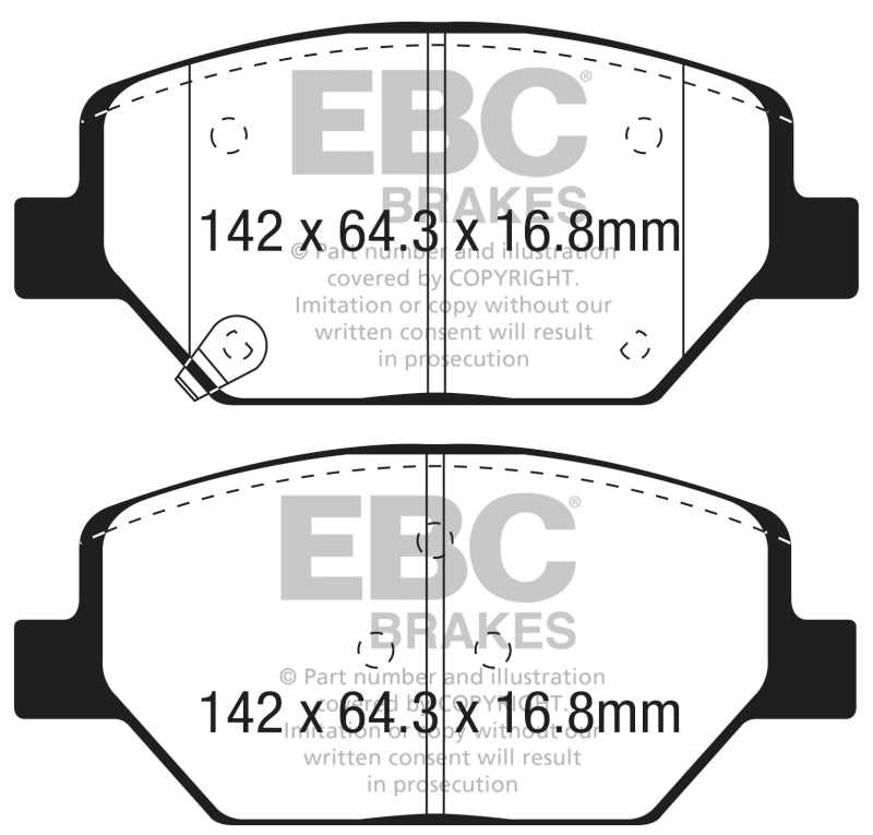 Brake Pads - Performance EBCDP33065C EBC