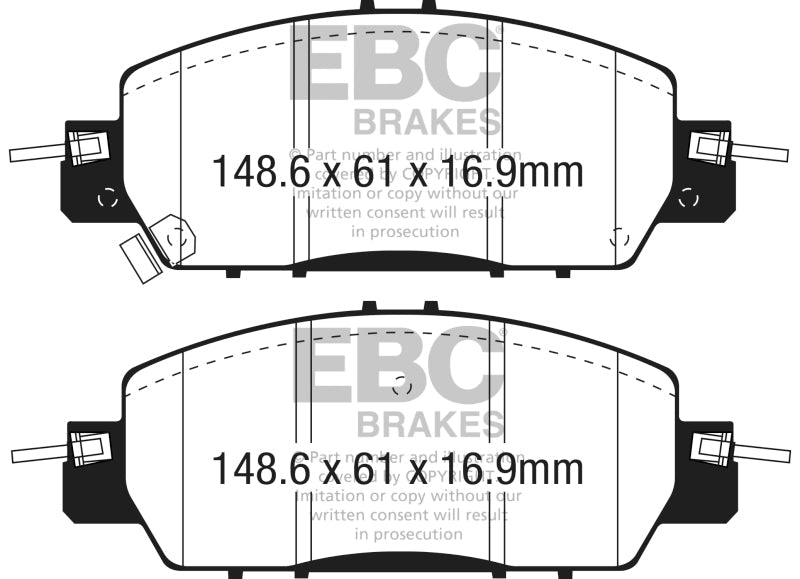 Brake Pads - Performance EBCDP43062R EBC