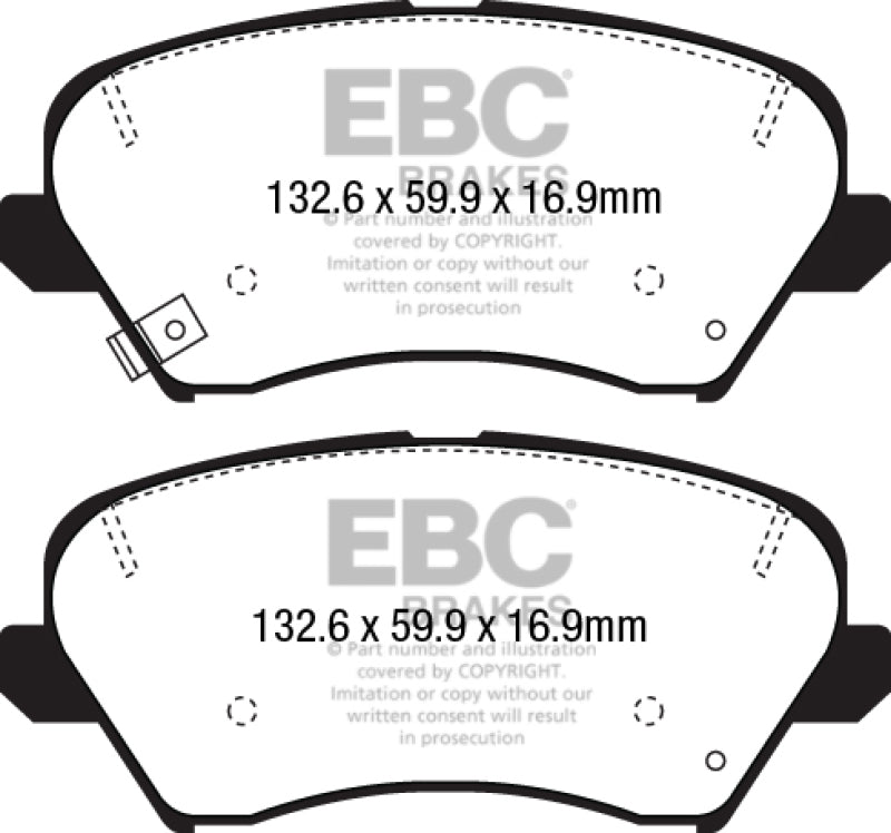 Brake Pads - Performance EBCDP22232 EBC