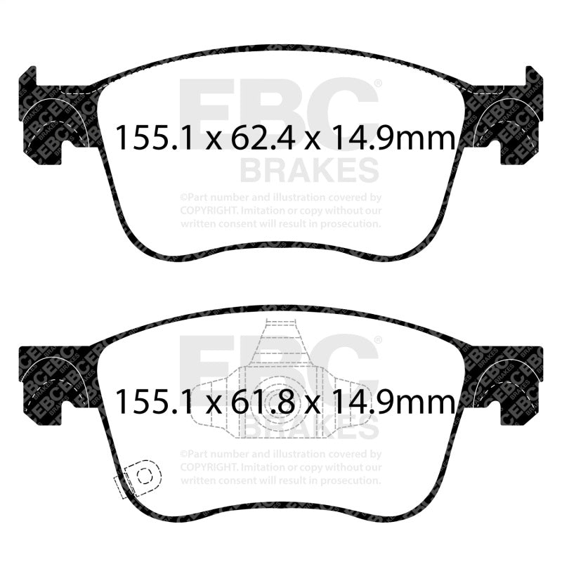 Brake Pads - Performance EBCDP33109C EBC