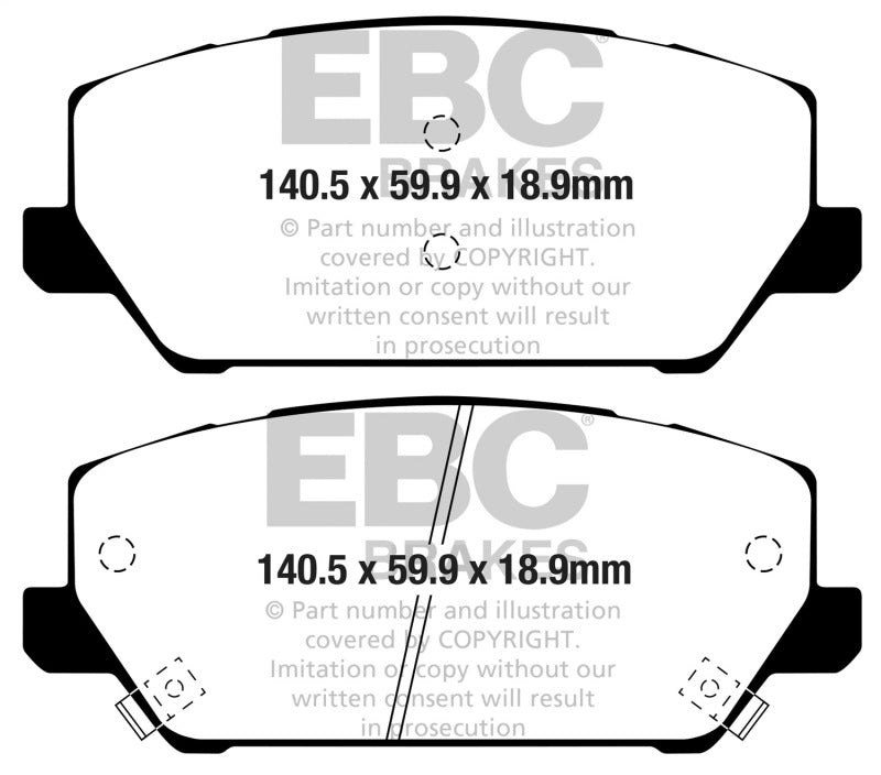 Brake Pads - OE EBCUD2211 EBC