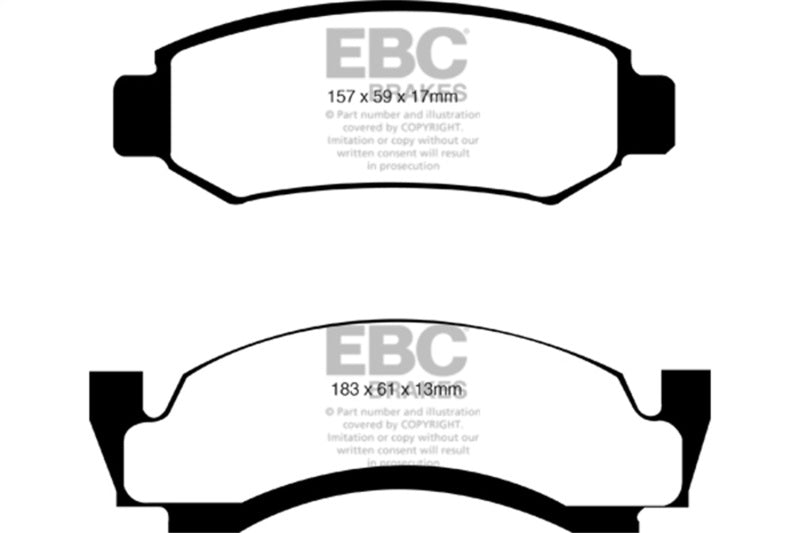 Brake Pads - Performance EBCDP61261 EBC