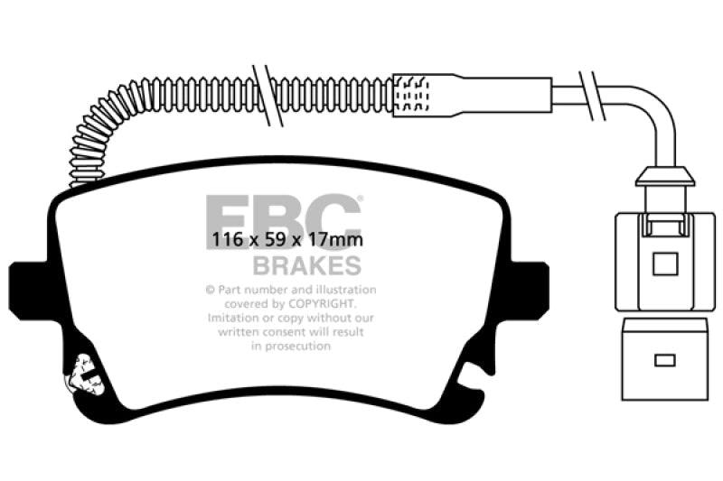 Brake Pads - OE EBCUD076 EBC