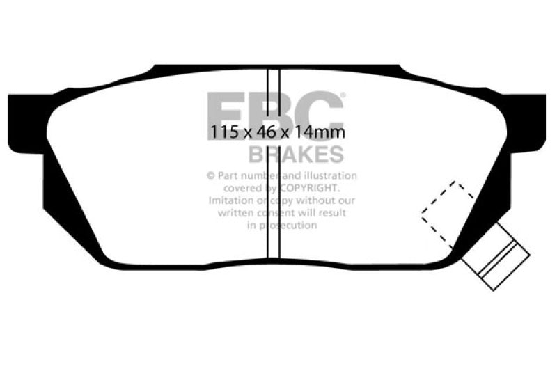 Brake Pads - Performance EBCDP2570 EBC