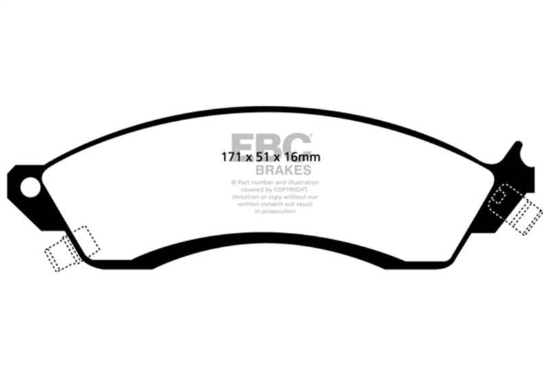 Brake Pads - OE EBCUD412 EBC