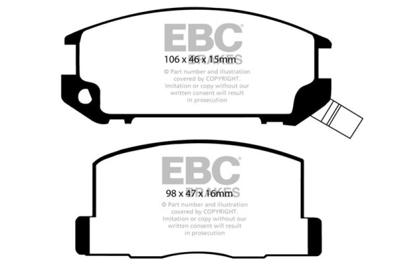 Brake Pads - OE EBCUD309 EBC
